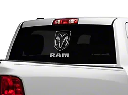 RAM Licensed by RedRock Large RAM Head with Logo; Frosted (02-18 RAM 1500)