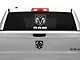 RAM Licensed by RedRock Large RAM Head with Logo; White (02-18 RAM 1500)