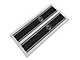 RAM Licensed by RedRock RAM Head Vertical Stripe; Gloss Black (02-18 RAM 1500)