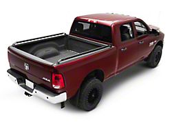 RAM Licensed by RedRock Locker Side Bed Rails; Black (03-18 RAM 2500 w/ 6.4-Foot Box)