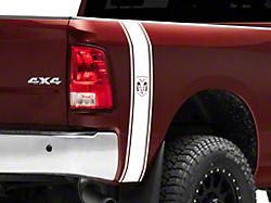 RAM Licensed by RedRock RAM Head Vertical Stripe; White (03-18 RAM 2500)