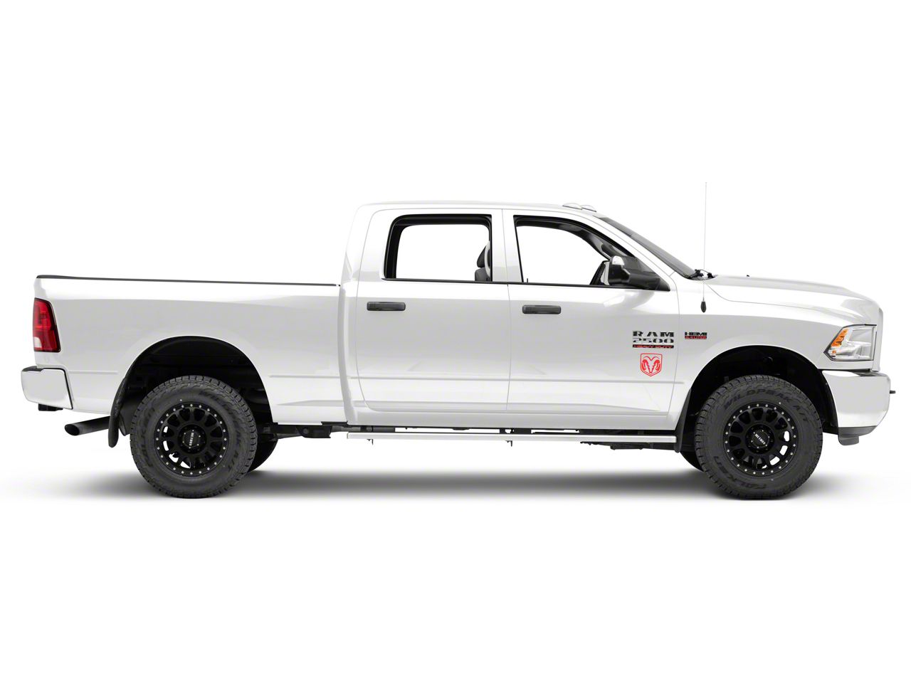 RAM Licensed by RedRock RAM 2500 Small RAM Head Logo; Red R134839