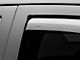 RAM Licensed by RedRock Element Chrome Window Visors; Channel Mount; Front and Rear (10-18 RAM 3500 Crew Cab, Mega Cab)