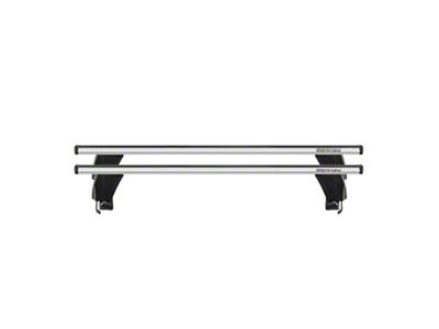 OMAC Top Roof Rack Cross Bars; Silver (15-20 F-150 SuperCab)