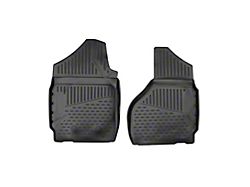 OMAC All Weather Molded 3D Front Floor Liners; Black (12-18 RAM 1500 Regular Cab)