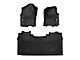 OMAC All Weather Molded Texan Front and Rear Floor Liners; Black (19-24 RAM 1500 Crew Cab)