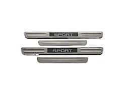 OMAC Illuminated Door Sill Scuff Plates with Sport Logo (00-10 RAM 1500 Quad Cab, Crew Cab)
