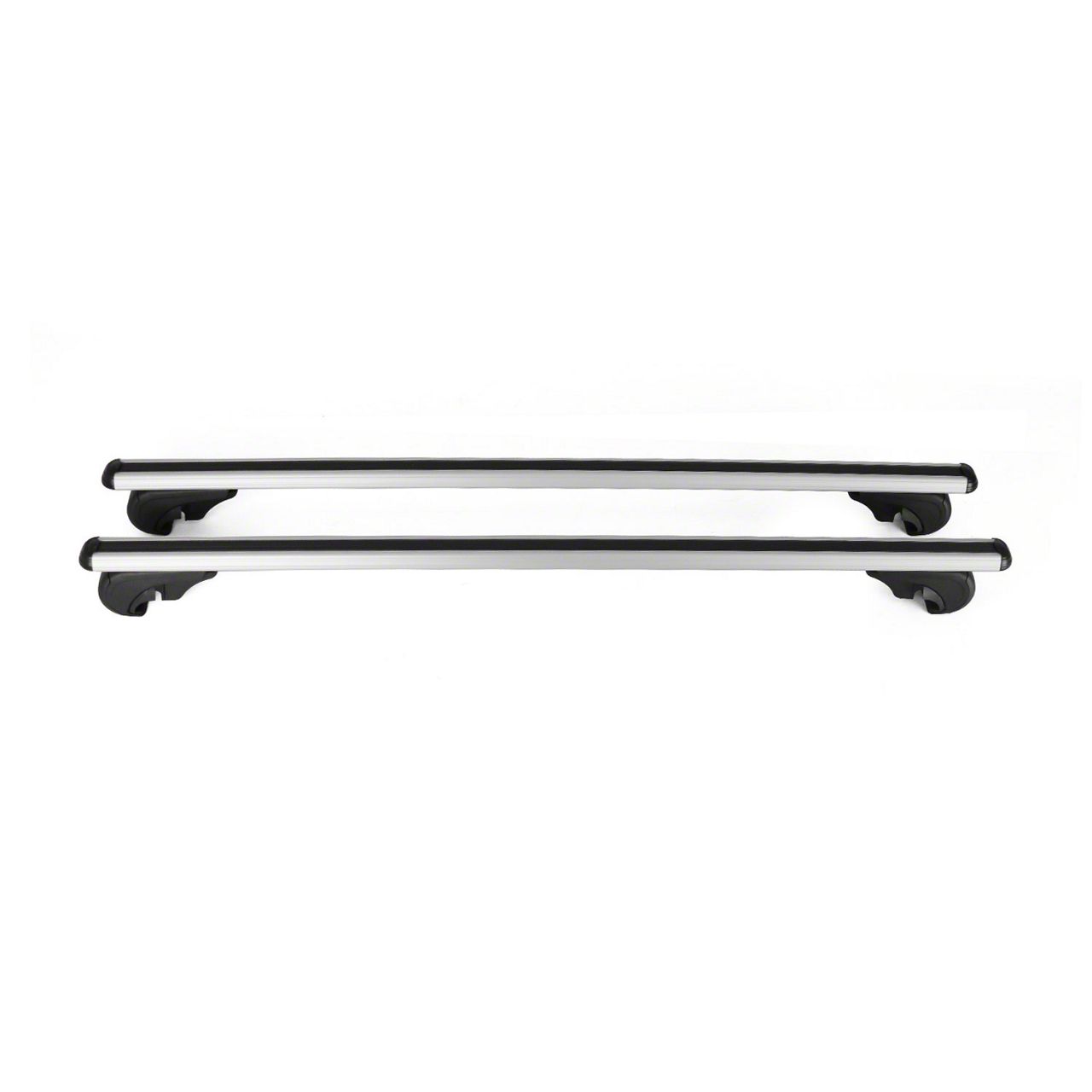 OMAC Ranger BoldBar Aluminum Roof Rack Cross Bars; Silver
