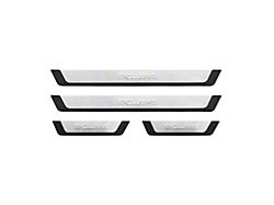 OMAC Exclusive Door Sill Covers; Stainless (Universal; Some Adaptation May Be Required)