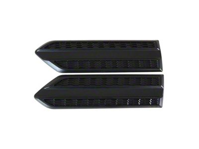 OMAC Side Door Moldings; Black (19-24 Ranger XLT)