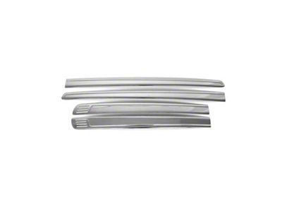 OMAC Side Door Streamer Trim Covers; Chrome (19-25 Ranger)