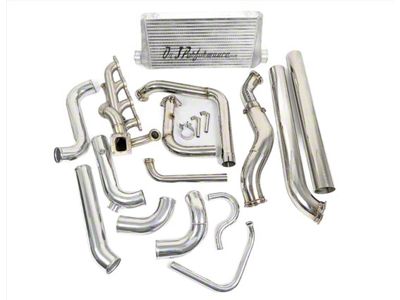 On3 Performance Single Turbo System with 7675 BMF Billet Wheel Ceramic Ball Bearing Turbo (07-13 6.0L Silverado 2500 HD)