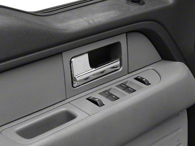 OPR Interior Door Handle; Driver Side; Chrome (09-14 F-150)
