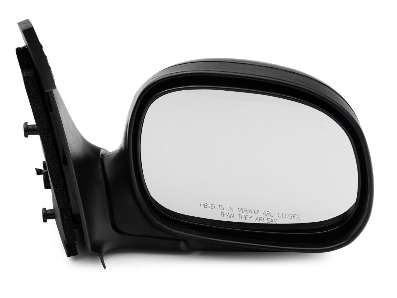 OPR F150 Powered NonHeated Side Mirror; Passenger Side; Textured