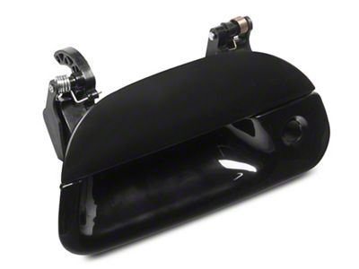 OPR Tailgate Handle; Non-Textured Black (97-03 F-150)
