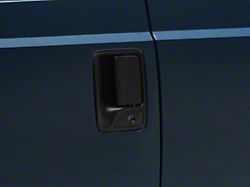 OPR Exterior Door Handle; Front Driver Side; Textured Black (11-16 F-250 Super Duty)