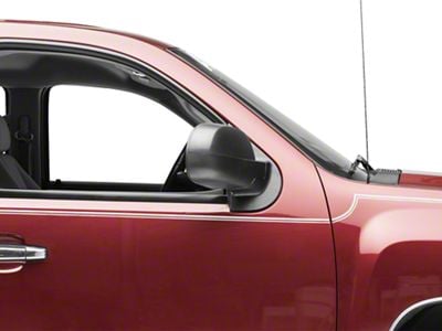 OPR Manual Adjust Foldaway Mirror; Textured Black; Passenger Side (07-13 Silverado 1500)