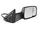 OPR Power Adjust Heated Manual Foldaway Flip-Up Towing Mirror with Puddle Light, Temperature Sensor and Turn Signal; Textured Black (13-18 RAM 1500)