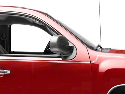 OPR Power Adjust Heated Foldaway Mirror; Textured Black; Passenger Side (07-13 Silverado 1500)