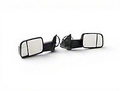 OPR Power Adjust Heated Power Folding Flip-Up Towing Mirror with Puddle Light, Temperature Sensor and Turn Signal; Textured Black (13-18 RAM 1500)