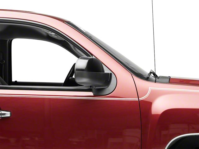 OPR Powered Heated Folding Mirror; Driver Side (07-11 Silverado 1500)