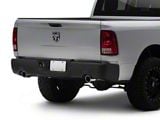 OPR OE Style Steel Rear Bumper; Not Pre-Drilled for Backup Sensors; Black (09-18 RAM 1500 w/ Factory Dual Exhaust)