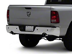 OPR OE Style Steel Rear Bumper; Pre-Drilled for Backup Sensors; Chrome (09-18 RAM 1500 w/ Factory Dual Exhaust)