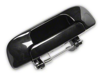 OPR Tailgate Handle; Non-Textured Black (02-08 RAM 1500)