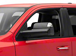 OPR Power Adjust Heated Manual Foldaway Towing Mirror with Blind Spot Monitoring, Puddle Light, Turn Signal and Temperature Sensor; Textured Black; Driver Side (19-26 RAM 1500 w/ Factory Manual Folding Mirrors)