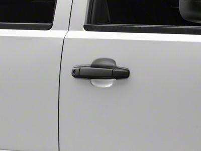 OPR Exterior Door Handle with Keyhole Opening; Front Passenger Side; Textured Black (07-13 Sierra 1500)