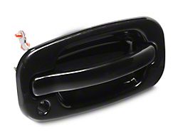 OPR Exterior Door Handle with Keyhole Opening; Front Passenger Side; Non-Textured Black (99-06 Sierra 1500)