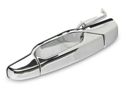 OPR Exterior Door Handle; Rear Driver Side; Chrome (07-13 Sierra 1500)