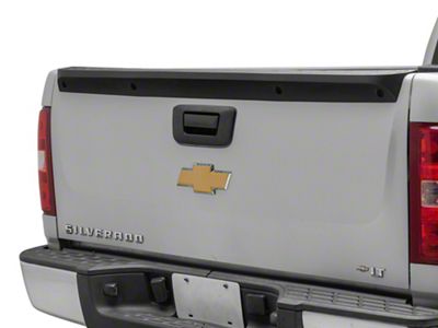 OPR Tailgate Handle Bezel without Keyhole Opening; Textured Black (07-13 Sierra 1500)