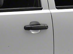 OPR Exterior Door Handle; Front Driver Side; Textured Black (07-13 Silverado 1500)