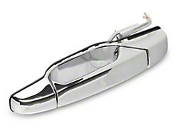 OPR Exterior Door Handle; Rear Driver Side; Chrome (07-13 Silverado 1500)
