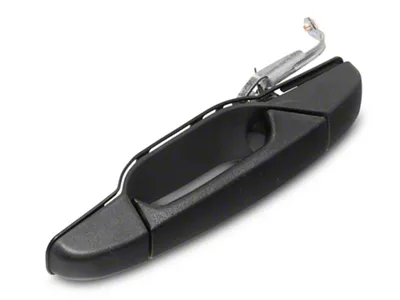 OPR Exterior Door Handle; Rear Driver Side; Textured Black (07-13 Silverado 1500)