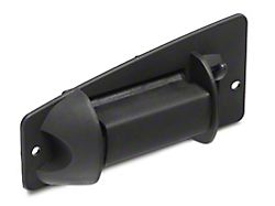 OPR Exterior Door Handle; Rear Driver Side; Textured Black (99-06 Silverado 1500)