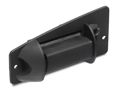 OPR Exterior Door Handle; Rear Driver Side; Textured Black (99-06 Silverado 1500)