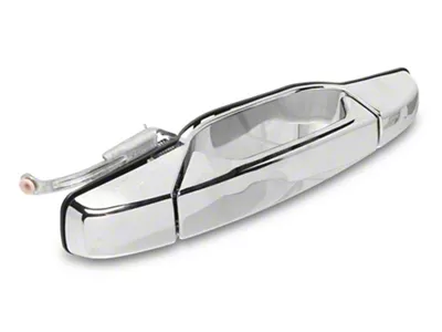 OPR Exterior Door Handle; Rear Passenger Side; Chrome (07-13 Silverado 1500)