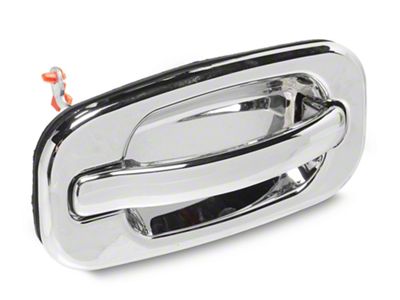 OPR Exterior Door Handle without Keyhole Opening; Front Passenger Side; Chrome (99-06 Silverado 1500)