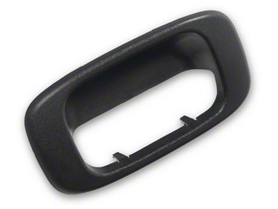 OPR Tailgate Handle Bezel; Textured Black (99-06 Silverado 1500)