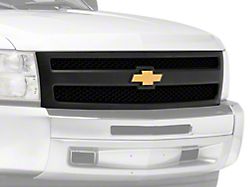 OPR Upper Replacement Grille; Black (07-13 Silverado 1500)