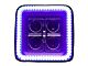 Oracle 3-Inch Off-Road Series Square LED Light with UV/Purple Halo; Spot Beam (Universal; Some Adaptation May Be Required)