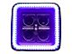 Oracle 3-Inch Square Halo for Cube/Square Lights; UV/Purple