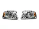 Oracle OE Style Headlights with LED Halo; Chrome Housing; Clear Lens (04-08 F-150)