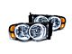 Oracle OE Style Headlights with SMD LED Halo; Chrome Housing; Clear Lens (02-05 RAM 1500)