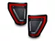 Oracle Flush Style LED Tail Lights; Black Housing; Clear Lens (21-24 F-150)