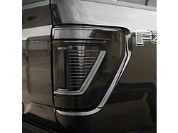 Oracle Flush Style LED Tail Lights; Black Housing; Smoked Lens (21-26 F-150)