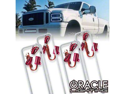 Oracle LED Headlight Halo Kit; ColorSHIFT (05-07 F-250 Super Duty)