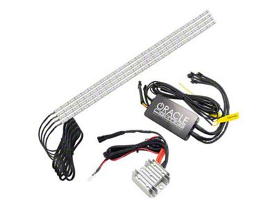 Oracle Dynamic ColorSHIFT Headlight DRL Upgrade Kit with Switchback Turn Signals (20-22 F-350 Super Duty Limited, Platinum)